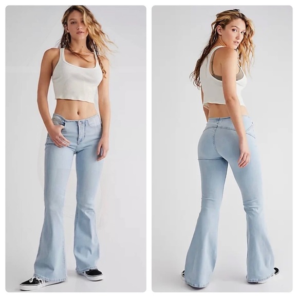 Free People Flare Jeans - Picture 1 of 8